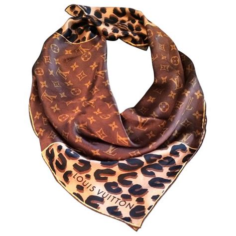 louis vuitton leopard scarf|louis vuitton scarf women.